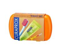 Curaprox - Cs 5460 Kit De Voyage Brosse À Dents Avec Dentifrice « Be You » 2 Brossettes Interdentaires