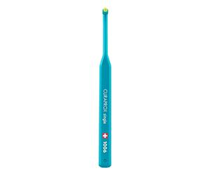 Curaprox Einbüschel-Zahnbürste CS 1006 single. Perfekte Pflege vom Zahnfleischsaum - Zufällige Farbe