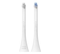 Curaprox Hydrosonic Pro, Lot De 2, Blanc/Bleu Clair, Suisse | Pour Un Nettoyage De Précision Des Appareils, Implants Et Ligne Gingivale, Têtes De Rechange Soniques