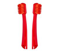 Curaprox Kids Brosse De Rechange Kit De Voyage, Rouge, Suisse | Têtes De Brosse, Lot Double