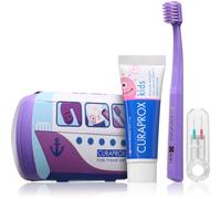 Curaprox Kids Travel Set Kit de voyage dents, langue et gencives pour enfant