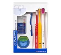 Curaprox Kit de Soins Implantaires - pour Implants Dentaires et Gencives Sensibles | Favorise la Cicatrisation et le Nettoyage Quotidien en Douceur/Kit Complet/Fabriqué en Suisse