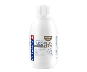 Curaprox Perio Plus Zero Bain De Bouche, Conçu En Suisse | Bain De Bouche Liquide Sans Alcool Au CITROX® Et À L'Acide Hyaluronique, Pour Gencives Et Appareils, 200 ml