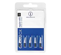 Curaprox Recharges de Brosse Interdentaire CPS 15 Conique Régulière/Noir/Pour Les Espaces Interdentaires Plus Grands/Filaments Ultra-Fins/Pack de 5 / Conçu en Suisse