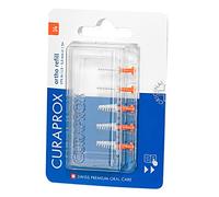 Curaprox Recharges De Brossettes Interdentaires Cps 14 Ortho - Pour Appareils Dentaires Et Restaurations Dentaires | Filaments Ultra-fins Pour Un Nettoyage Précis | Lot De 5 | Orange
