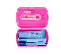 Curaprox Kit de voyage Ortho Pink, brosse à dents de voyage, brosse interdentaire, pâte à dents 10 ml, boîte de voyage (rose)