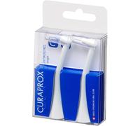 Curaprox Têtes de brosse Hydrosonic Single Duo - Pour le Nettoyage de Précision des Appareils Orthodontiques/Têtes de rechange pour Brosse à dents à Ultrasons, Paquet de 2 / Fabriqué en Suisse