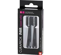 Curaprox Soins-dentaires Brosses-a-dentsTêtes de brosse de rechange Travel Black is White Refill 2 Stk.