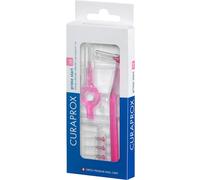 Curaprox Kit De Démarrage De Brossettes Interdentaires Cps 08 Prime - Iso Taille 1, Rose | Comprend 5 Brossettes Et 2 Supports Pour Un Nettoyage Efficace Des Espaces Étroits | Fabriqué en Suisse