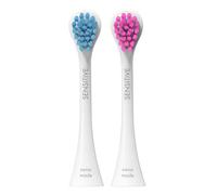Curaprox Brossettes Hydrosonic Rainbow Sensitive Duo - Pour un soin des gencives en douceur et un nettoyage quotidien | Bleu/Rose, lot de 2 | Compatible avec tous les modèles Curaprox Sonic