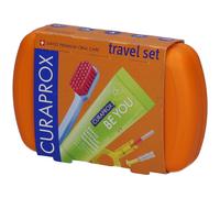 Curaprox - Cs 5460 Kit De Voyage Brosse À Dents Avec Dentifrice « Be You » 2 Brossettes Interdentaires