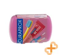 CURAPROX Travel Set Rose Brosse à Dents Dentifrice Brosse Mint