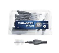 CURASEPT - Brossettes interdentaires Proxi T33 refill x25 gris foncé droite