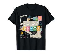 Curated Chaos Album de Scrapbooking Motif Collage T-Shirt
