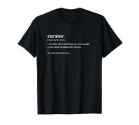 Curateur : Funny Dictionary Museum Curation T-Shirt