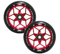 CURB SKATEBOARDS Blunt/Envyscooters - Pack (x2) 110mm Diamond - Rouge - Roues Trottinettes Freestyle