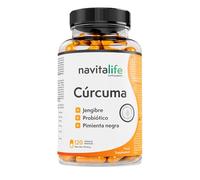 Curcuma 1360 mg + Probiotiques + Gingembre + Poivre Noir | 120 Capsules pour 4 Mois | Curcumine à Haute Concentration, Haute Biodisponibilité | Action Naturelle Douleur Musculaire & Inflammation