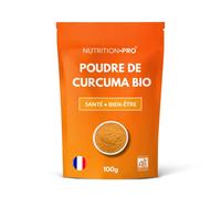 Curcuma bio poudre 100g confort articulaire et digestion