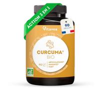 Curcuma BIO Pur, Sans Pipérine, 90 Gélules