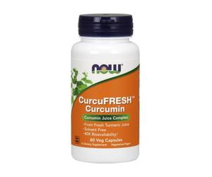 Curcuma CurcuFresh NOW, 500 mg (60 gélules)