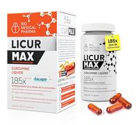 Curcuma Gélules Hautement Biodisponible - 185x Meilleure Absorption - Curcumine Micellaire Hautement Dosée - 1 Gélule par Jour - Équivalent à 6 600 mg de Curcuma - Licur Max 30 (Pack Mensuel)