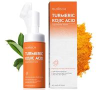 Curcuma L'Acide Kojique Moussant Nettoyant Visage | Nettoyant Moussant éclaircissant Pour Le Visage Avec Têtes De Massage Douces | Convient Pour L'exfoliation Et L'élimination Des Taches Brunes