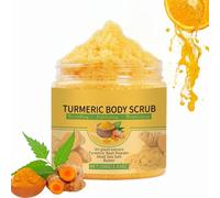 Curcuma Lot de 2 gommages exfoliants hydratants naturels, nourrissants, nettoyage en profondeur, lissant et éclatant, favorise un teint uniforme, pour tous les types de peau