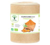 Curcuma + Poivre Noir Bio - Bioptimal - Complément Alimentaire - Articulation Digestion Antioxydant - Curcumine Active Pipérine - Haute Absorption - Fabriqué En France - Certifié Ecocert - 200 Gélules