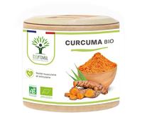 Curcuma + Poivre Noir Bio - Bioptimal - Complément Alimentaire - Articulation Digestion Antioxydant - Curcumine Active Pipérine - Haute Absorption - Fabriqué en France - Certifié Ecocert - 60 gélules