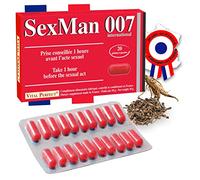 Cure aphrodisiaque puissant pour homme érection naturel - 20 Gélules - Stimulant Certifié/Fabriqué en FRANCE - Energie endurance et résistance - Complément alimentaire - Boost - libido Couple - Sexuel