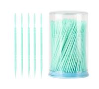 Cure-dents à double extrémité pour nettoyer les dents - Outils d'hygiène interdentaire dans un flacon de voyage - 1 pièce interdentaire à double extrémité pour étui - Soin du flacon de voyage à deux