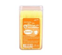 Cure-dents aromatisés - Outil de soins bucco-dentaires à poils doux - 6,4 cm - Pour enlever les taches - Accessoire de voyage hygiénique - Aide buccale rafraîchissante - Pour un usage quotidien