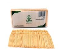 Cure-dents en bambou ultra fin (1,3 mm) - Bâtonnets à cocktail - 990 unités par paquet - 65 mm IUIND NATURALS