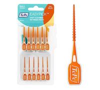 Cure-dents TePe EasyPick, Orange, Taille XS-S, 36pcs, Étui de Voyage Inclus