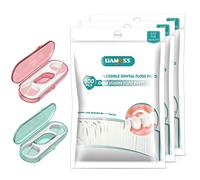 Cure-dents Triple Clean de 320 Count Fil Dentaire, Travail Lisse Perefct pour des dents serrées, spécialement pour les dents sucrées, les dents molaires, aide à combattre les dents de grenouille, les