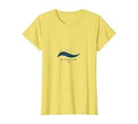 Cure en Eau salée : Logo Coastal Wellness Ocean Wave T-Shirt, Femme, Citron, M