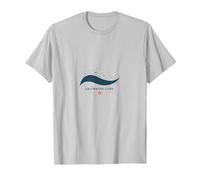 Cure en Eau salée : Logo Coastal Wellness Ocean Wave T-Shirt, Homme, Argent, M