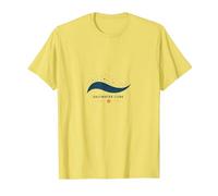 Cure en Eau salée : Logo Coastal Wellness Ocean Wave T-Shirt, Homme, Citron, S