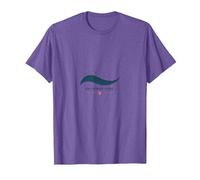Cure en Eau salée : Logo Coastal Wellness Ocean Wave T-Shirt, Homme, Violet chiné, M