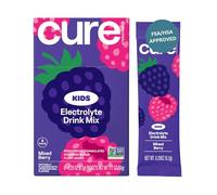 Cure Hydration - Mélange de boissons électrolytiques pour enfants, réhydratation formulée sans sucre ajouté, sans OGM, sans gluten, sans arômes artificiels, FSA et HSA | Boîte de 6