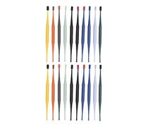 Cure-Oreille à Double extrémité, 20 pièces, antirouille, coloré, Robuste, sûr, Conception en Spirale, pour la Maison