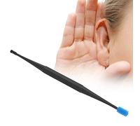 Cure-oreille, Cure-oreille en Spirale en Silicone, Nettoyage par Massage Outil de Retrait du Cérumen(Emballage en carton bleu)
