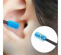 Cure-Oreille En Silicone Souple, À Double Extrémité, Cuillère, Micro-Poils, Soins, Réutilisable, 1 Pièce, Q2t7