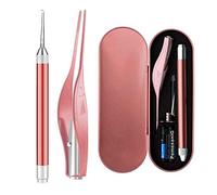 cure oreille led,Flash LED Lighting cure-oreilles Cuillère cérumen curette Remover Outil, sécurité antidérapant oreille Cleaner pour homme, femme, enfant