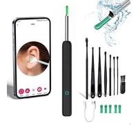 Cure Oreille -Nettoyeur Oreille -1080P HD -6 LED-Outil de nettoyage des oreilles de 3,6 mm-Compatible les smartphones iOS et Android