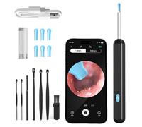 Cure-oreille visuel HD sans fil Wifi, kit de caméra auriculaire HD 1080p, observation du conduit auditif en temps réel, nettoyage sûr sans dommage pour les oreilles, adapté aux smartphones et tablet