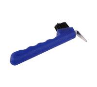 Cure-Pied avec Brosse pour Chevaux - Outil de Toilettage des Sabots - 18 cm - Vert, Rose, Jaune Fluorescent, Bleu
