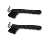 Cure-pied avec brosse très solide et poignée ergonomique Convient pour les sabots de chevaux, ânes et chèvres