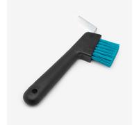 Cure-pied brosse équitation bleu turquoise