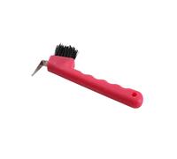 Cure-pied ergonomique à brosse Premier Equine Rose TU